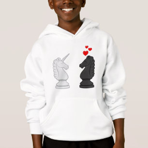 Unicorn Chess Knight Hoodie