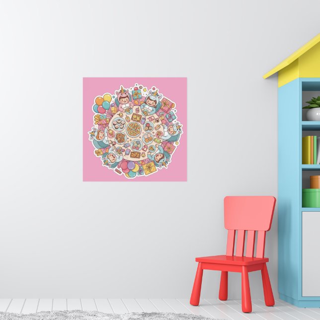 Unicorn Children's Party Poster (Nursery 1)