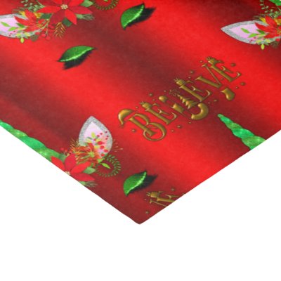 Unicorn Christmas Believe Red