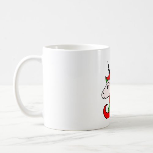 unicorn christmas  coffee mug