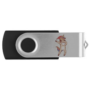 unicorn christmas flash drive