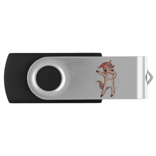 unicorn christmas flash drive