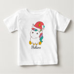 Unicorn Christmas Shirt for kids, toddlers