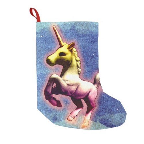 Unicorn Christmas Stocking Galaxy Shimmer