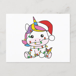 Unicorn Christmas Winter Animals Holiday Unicorns
