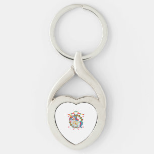 Unicorn Cinco De Mayo Party Cute Mexican Fiesta T- Keychain