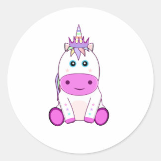 Unicorn Classic Round Sticker