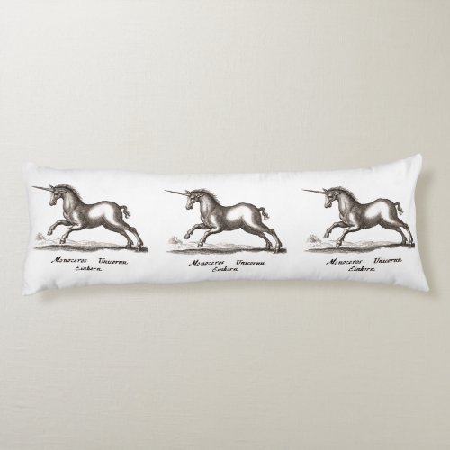 Unicorn Classic Running Magic Woodland Creature Body Pillow