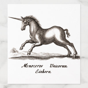 Unicorn Classic Running Magic Woodland Creature Envelope Liner