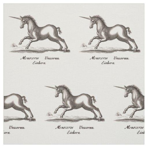 Unicorn Classic Running Magic Woodland Creature Fabric