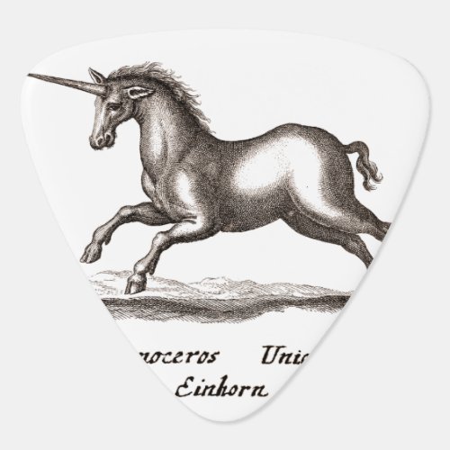 Unicorn Classic Running Magic Woodland Creature Guitar Pick