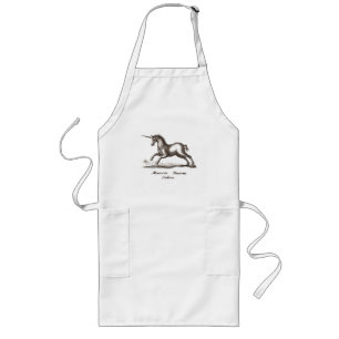 Unicorn Classic Running Magic Woodland Creature Long Apron