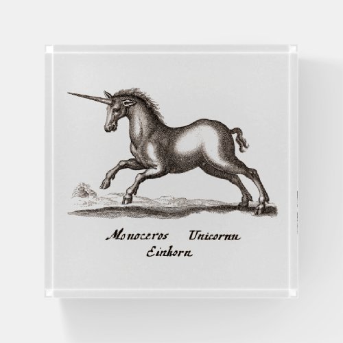 Unicorn Classic Running Magic Woodland Creature Paperweight