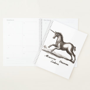 Unicorn Classic Running Magic Woodland Creature Planner