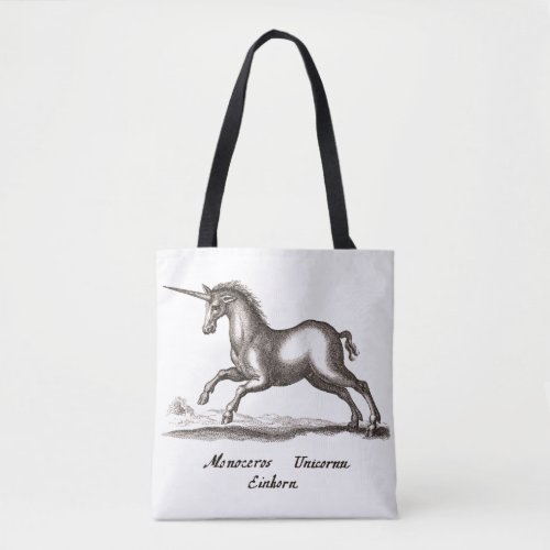 Unicorn Classic Running Magic Woodland Creature Tote Bag