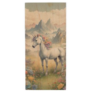 Unicorn Classic  Wood Flash Drive