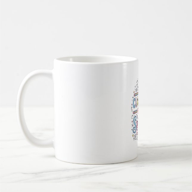 Unicorn Classroom Full of Sparkles Original Merch  Coffee Mug (Left)