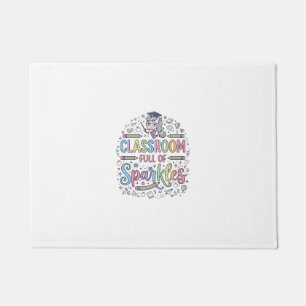 Unicorn Classroom Full of Sparkles Original Merch Doormat
