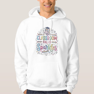 Unicorn Classroom Full of Sparkles Original Merch  Hoodie
