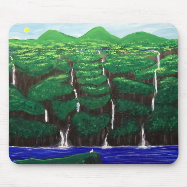 Unicorn Cliffs Mouse Pad (Front)
