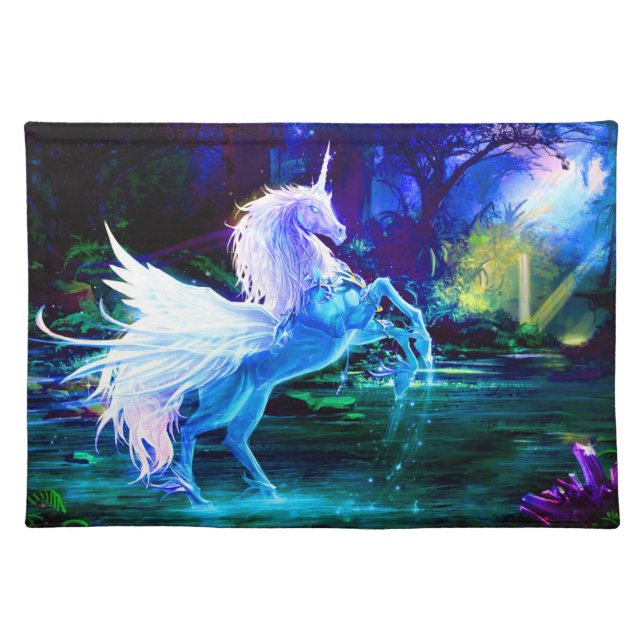 Unicorn Cloth Placemat (Front)