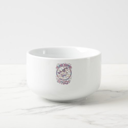 Unicorn Cloud Hopper Unicorn Playful Cute Gift Des Soup Mug