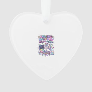Unicorn Coding Unicorn Debug Squad Charming Market Ornament