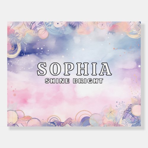*~* UNICORN COLOR AP96 Reverse Ethereal FLOWERS  Foam Board