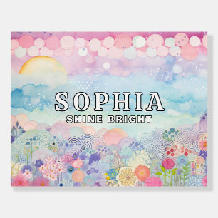 *~* UNICORN COLOR AP96 Reverse FLOWERS Happy Foam Board