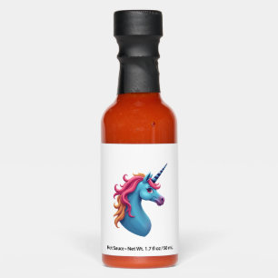 Unicorn Colorful Tie-Dye Unicorn Horse T-Shirt, Sm Hot Sauces