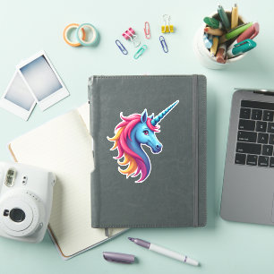 Unicorn Colorful Tie-Dye Unicorn Horse T-Shirt, Sm Sticker