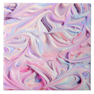 Unicorn colors ceramic tile