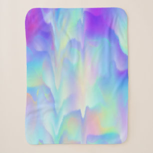 Unicorn Colors Sherpa Blanket
