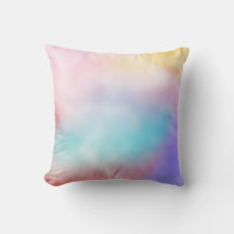 Unicorn Colors Throw Pillow
