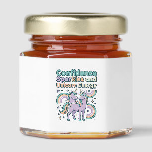 Unicorn Confidence Sparkles and Unicorn Energy Tre Honey Jar Favors
