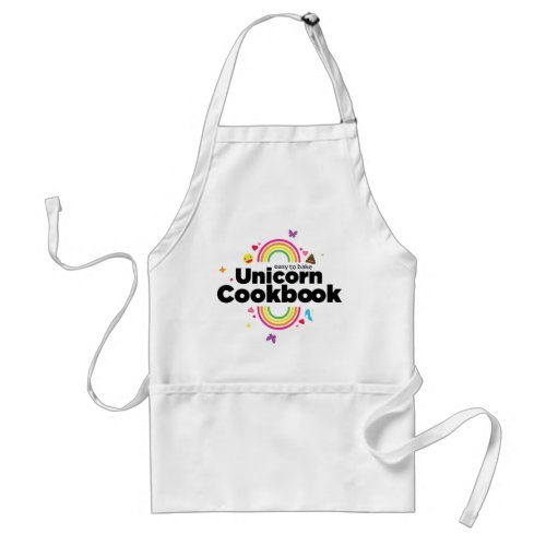 Unicorn Cookbook Adult Apron