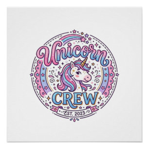 Unicorn Crew Playful Print on Demand Design_1