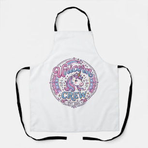 Unicorn Crew Playful Print on Demand Design_1 Apron