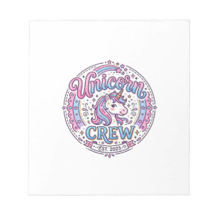 Unicorn Crew Playful Print on Demand Design_1 Notepad