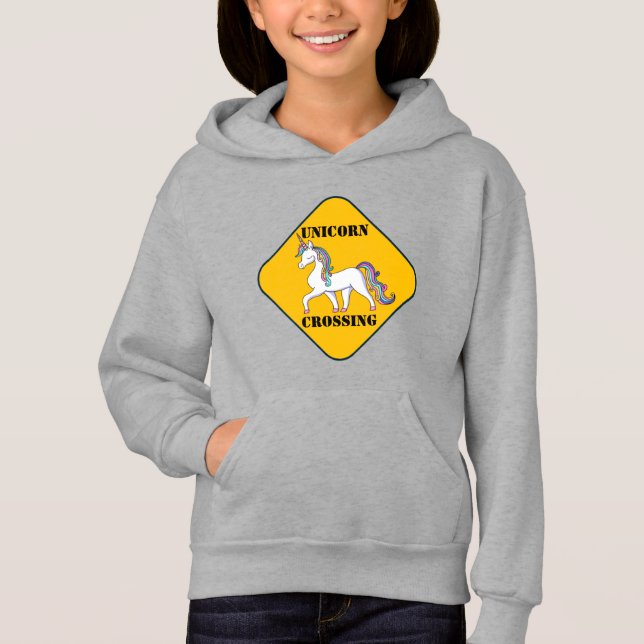 Unicorn Crossing Hoodie (Front)