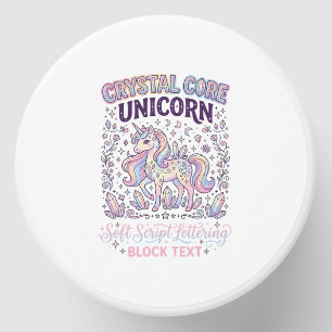 Unicorn Crystal Core Unicorn Adorable Vector Desig Mini Candle Favors