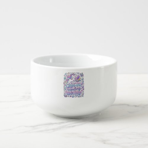Unicorn Crystal Healing Unicorn Gift Idea Vector D Soup Mug
