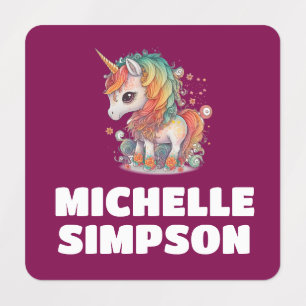 UNICORN CUSTOM CLOTHING LABEL TAG