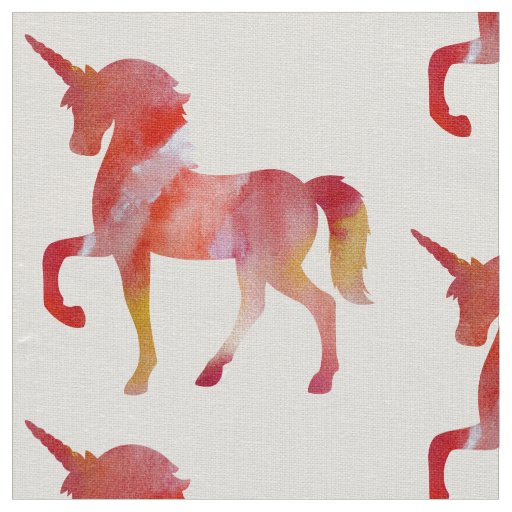 Unicorn  Custom Ivory Linen (54" width) Fabric
