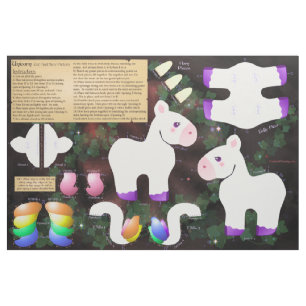 Unicorn Cut-and-Sew Fabric