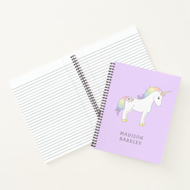 Unicorn Cute Kids Notebook (Inside)
