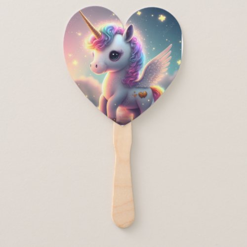 Unicorn cute magical set of fans