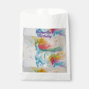 Unicorn Cute Rainbow pet Animal Party Favor Bags