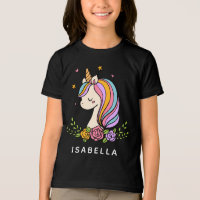 Unicorn Cute Whimsical Girly Personalized Name