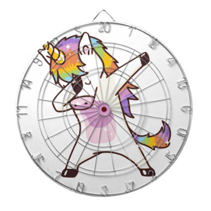 Unicorn Dabbing , gifts for girls Dartboard With Darts